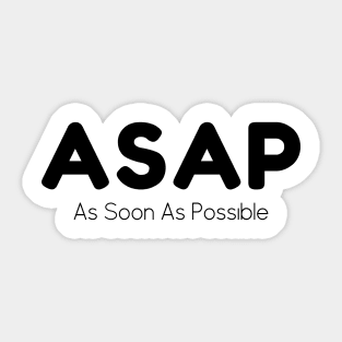 ASAP - 01 Sticker